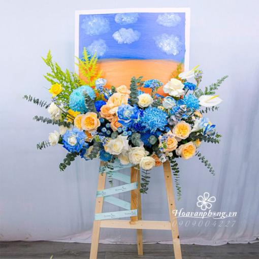 Kệ Hoa Khai Trương Đẹp “Muôn Điều Thuận Lợi”