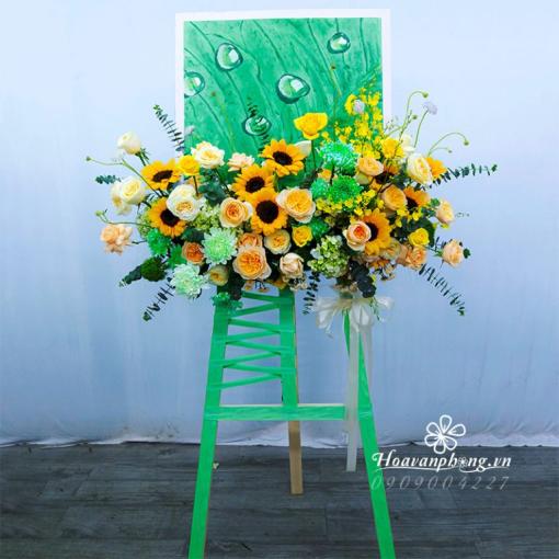 Kệ Hoa Mừng Khai Trương “Lộc Xanh Khởi Sắc”