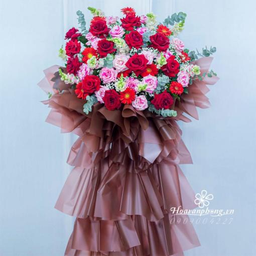 Kệ Hoa Khai Trương Đẹp “Thành Công Rực Rỡ”