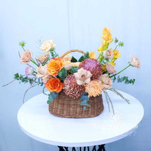 Giỏ Hoa Tặng Khai Trương “Vạn Sự Hanh Thông”