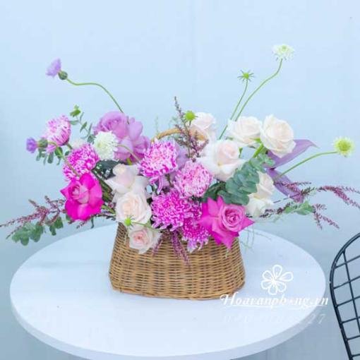 Giỏ Hoa Chúc Mừng Khai Trương “Phú Quý An Nhiên”