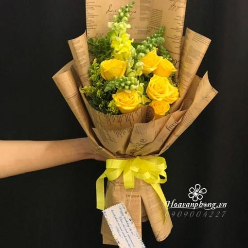 Bó Hoa Sinh Nhật Tinh Tế “Nắng Vàng Yêu Thương”