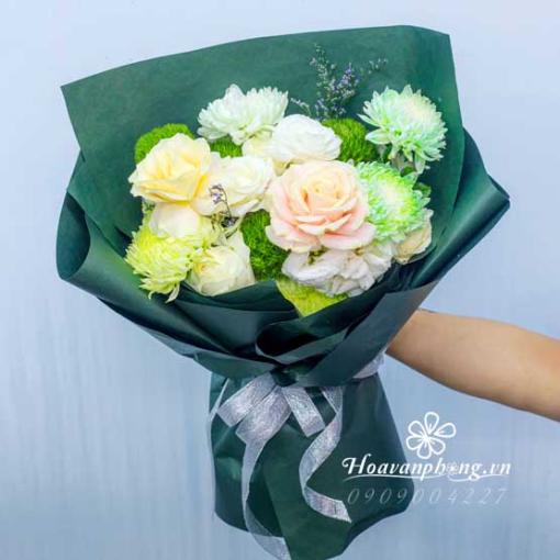 Bó Hoa Tươi Tặng Sinh Nhật “Mãi Mãi Yêu Em”