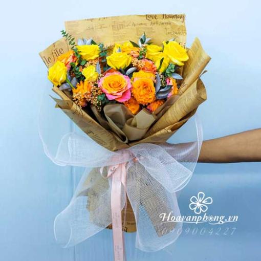 Bó Hoa Sinh Nhật “Tình Yêu Cháy Bỏng”