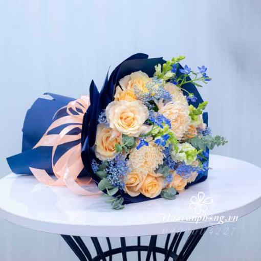 Bó Hoa Sinh Nhật Dễ Thương “Thanh Lịch Và Dịu Dàng”