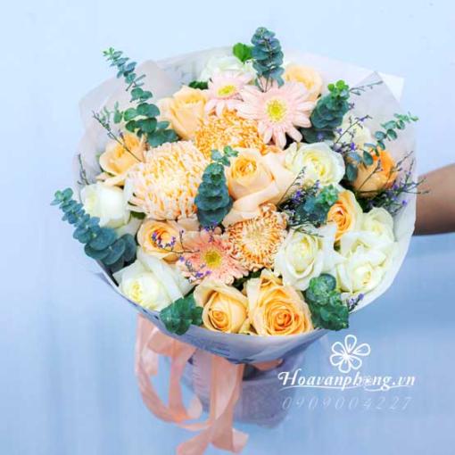 Bó Hoa Sinh Nhật Tinh Tế “Yêu Thương Gửi Trao”