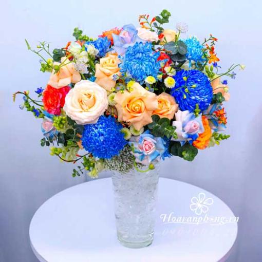 Bình Hoa Tặng Sinh Nhật “Sắc Màu Yêu Thương”