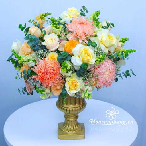 Bình Hoa Tươi Tặng Sinh Nhật Mẹ “Ân Tình Dịu Dàng”