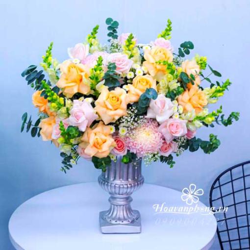 Bình Hoa Tươi Ngày Sinh Nhật “Yêu Thương Bền Lâu”