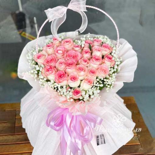 Giỏ Hoa Tươi Sinh Nhật “Tình Yêu Êm Đềm”