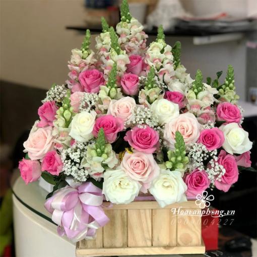 Hộp Hoa Tặng Sinh Nhật Bạn Gái “Ngọt Ngào Thanh Xuân”