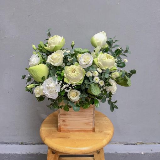 Giỏ Hoa Kính Lễ “Thanh Tịnh An Yên”