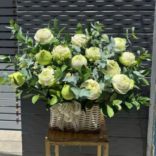 Giỏ Hoa Tang “Thanh Tịnh Tưởng Nhớ”