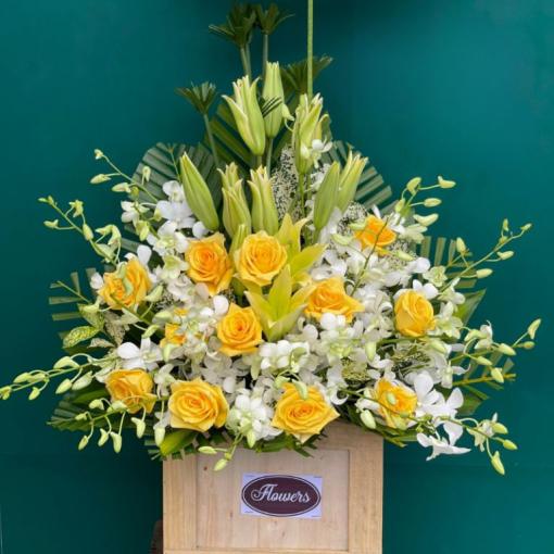 Hộp Hoa Viếng Lễ Tang 