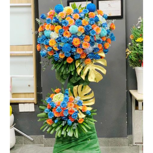 Kệ Hoa Khai Trương Thiết Kế Đẹp “Bứt Phá Thành Công”