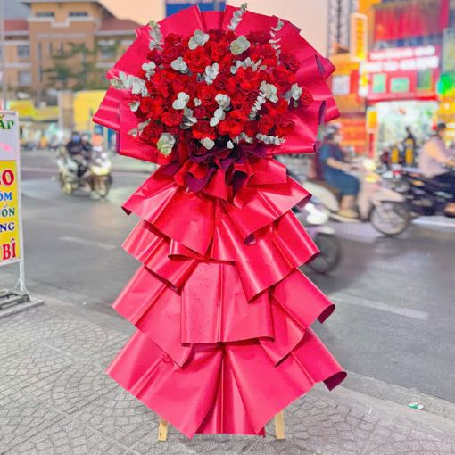 Kệ Hoa Tặng Khai Trương “Đại Cát Hồng Phát”