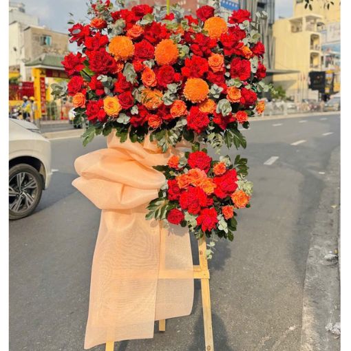 Kệ Hoa Tặng Khai Trương “Bước Tiến Vững Chắc”