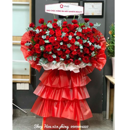 Kệ Hoa Chúc Mừng Khai Trương “Vinh Danh Thành Công”