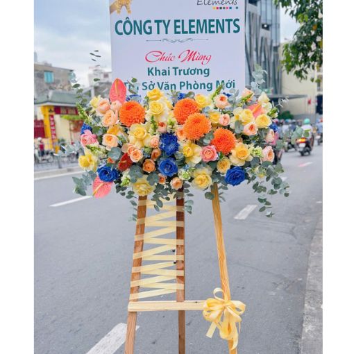 Kệ Hoa Khai Trương Tinh Tế “Sắc Màu Thành Công”