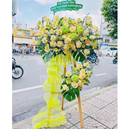 Kệ Hoa Khai Trương Giá Rẻ “Khai Trương Hưng Thịnh”