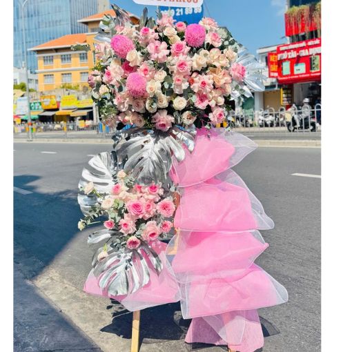 Kệ Hoa Khai Trương 2 Tầng “Sang Trọng Đẳng Cấp”