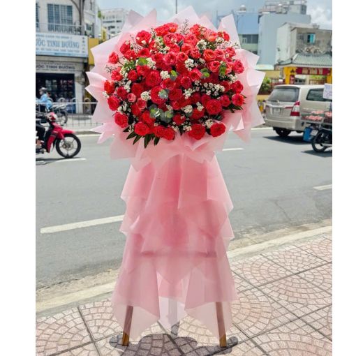 Kệ Hoa Khai Trương Ý Nghĩa Sung Túc