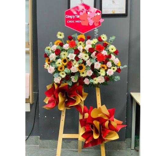 Kệ Hoa Chúc Mừng Tương Lai Tươi Sáng