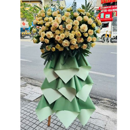 Kệ Hoa Chúc Mừng Khai Trương Đẹp Lộc Phát