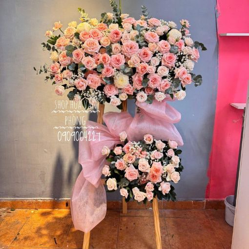 Kệ Hoa Khai Trương Tinh Tế