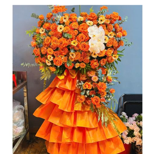 Kệ Hoa Khai Trương Thiết Kế Rực Nắng