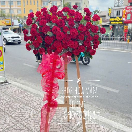 Kệ Hoa Chúc Mừng Khai Trương Rực Rỡ