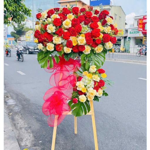 Kệ Hoa Tặng Khai Trương Hưng Vượng