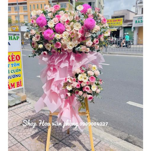 Kệ Hoa Chúc Mừng Khai Trương Bừng Sáng