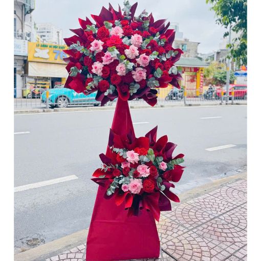Kệ Hoa Chúc Mừng Khai Trương Phát Tài Phát Lộc