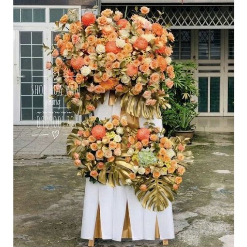 Kệ Hoa Chúc Mừng Khởi Đầu Thịnh Vượng