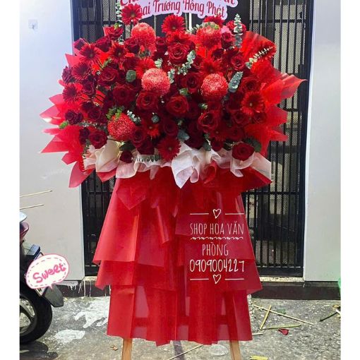 Kệ Hoa Chúc Mừng Khai Trương Tài Lộc Viên Mãn
