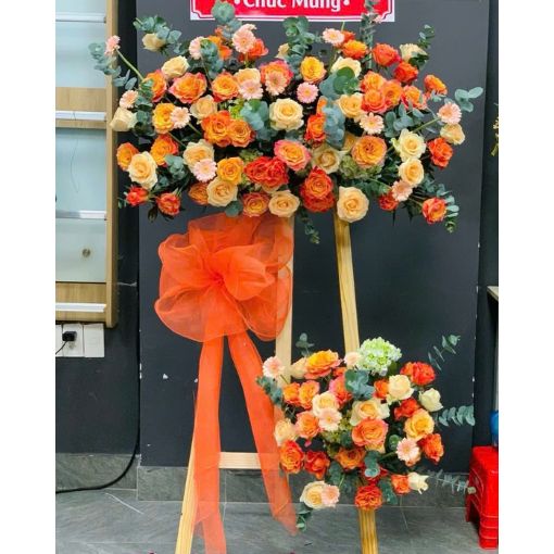 Kệ Hoa Chúc Mừng Cam Ánh Dương