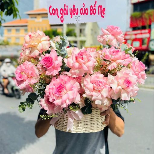 Giỏ Hoa Khai Trương Niềm Tin Chiến Thắng