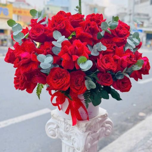 Hộp Hoa Khai Trương Tặng Khách Hàng Vững Bền