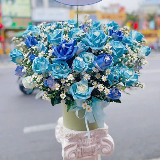 Hộp Hoa Chúc Mừng Khai Trương Đối Tác Vững Bền