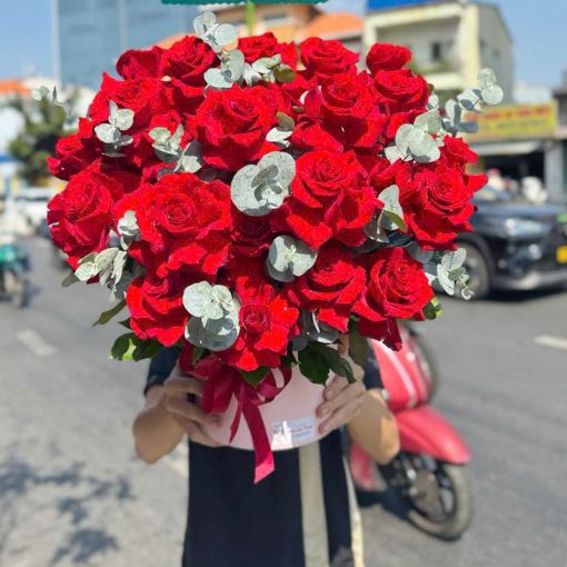 Hộp Hoa Khai Trương Lộc Lá