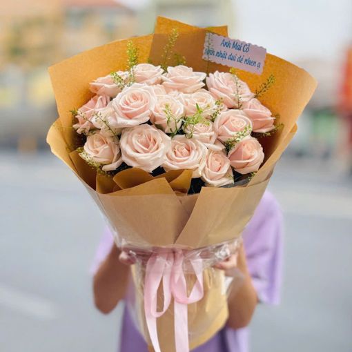 Bó Hoa Sinh Nhật Tặng Bạn Gái Tinh Khôi