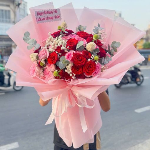 Bó Hoa Tặng Sinh Nhật Rực Rỡ Yêu Thương