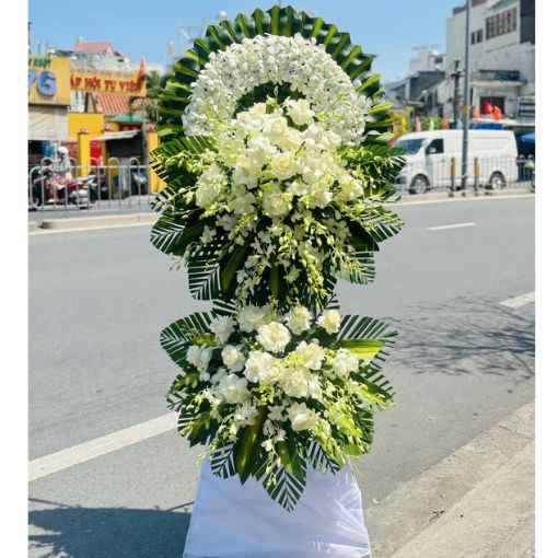 Kệ Hoa Viếng Lễ Tang Trang Nghiêm Thanh Khiết