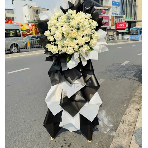 Kệ Hoa Chia Buồn Tang Lễ Luyến Tiếc