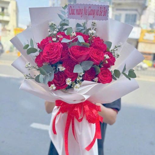 Bó Hoa Sinh Nhật Ruby Charm