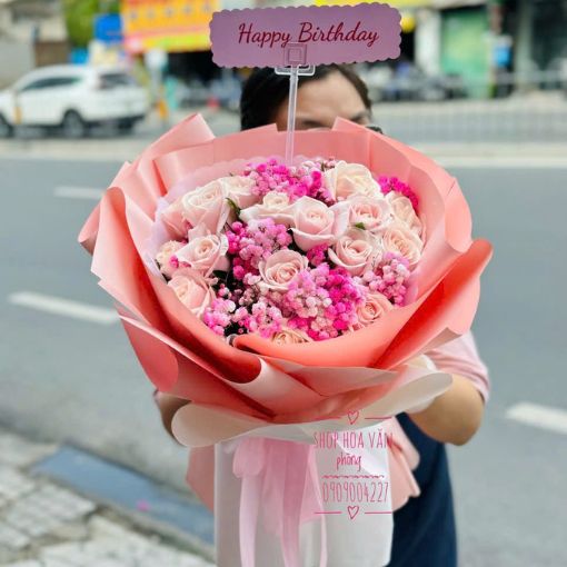 Bó Hoa Sinh Nhật Ngày Hạnh Phúc