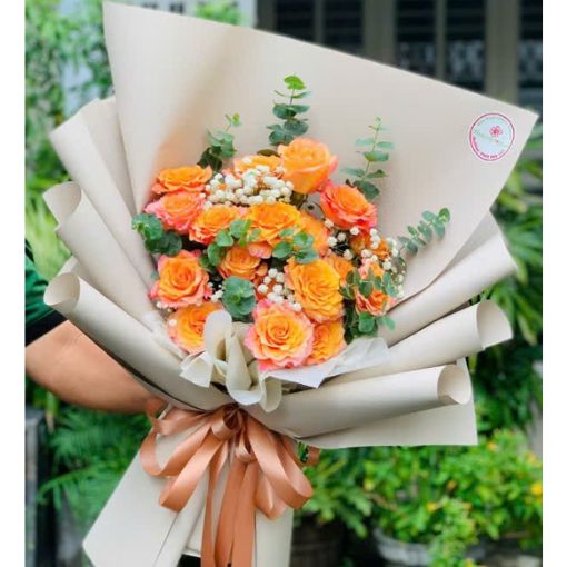 Bó Hoa Sinh Nhật Cam Ánh Dương