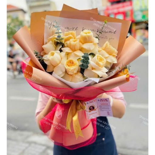 Bó Hoa Sinh Nhật Nắng Mật Ngọt Ngào