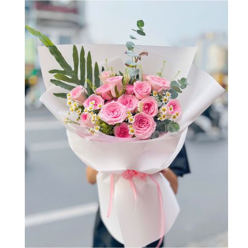 Bó Hoa Sinh Nhật Vườn Hồng
